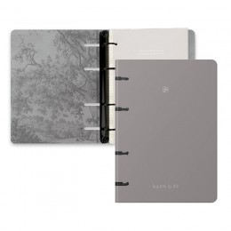 Тетрадь А4 120л клетка на кольцах 'Premium. Grey' ЭКСМО