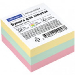 Блок клейкий 50*50мм 300л 3цв OfficeSpace