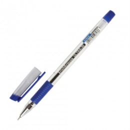Ручка шариковая масляная 0,7мм синяя ERICH KRAUSE 'Ultra-30', прозрачный корпус, грип