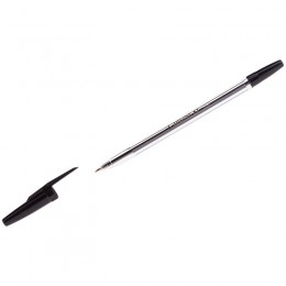 Ручка шариковая 1,0мм черная CORVINA '51 Classic', прозр.корпус