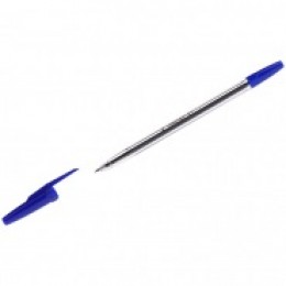 Ручка шариковая 1,0мм синяя CORVINA '51 Classic', корпус прозрачный