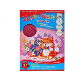 Набор декоративной кальки А4 10цв 10л +1л картона 'Котёнок' АППЛИКА