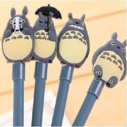 Ручка гелевая 0,5мм черная 'Totoro', 17,5см