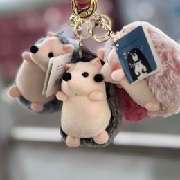 Игрушка-брелок 'Ежик' 10см, плюш, ассорти