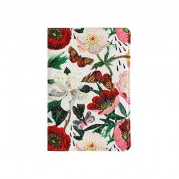 Обложка для паспорта 'Флора. Пионы' Bruno Visconti, кожзам