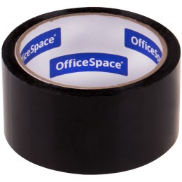 Клейкая лента 48мм*40м черная 45мкм OfficeSpace