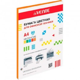 Бумага А4 80г/м2 50л deVENTE интенсив, оранжевая