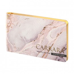 Еженедельник А6 80л 'Flex. Carrara' Bruno Visconti, кожзам, золотой срез