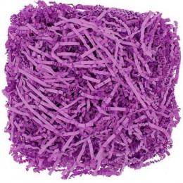 Бумажный наполнитель для упаковки подарков цвет ЛИЛОВЫЙ 50гр