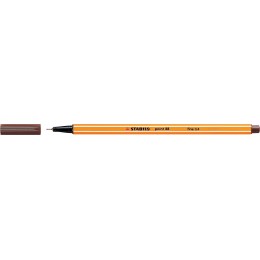 Ручка капиллярная 0,4мм коричневая STABILO 'Point'
