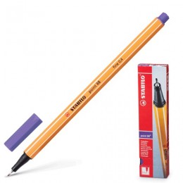 Ручка капиллярная 0,4мм фиолетовая STABILO 'Point'