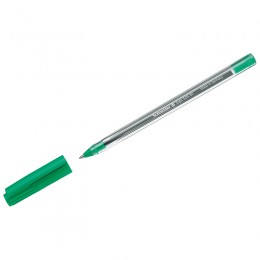 Ручка шариковая 1,0мм зеленая SCHNEIDER 'Tops 505 M' прозрачный корпус