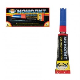 Клей 'МОНОЛИТ-гель' 3г, моментальный/603741