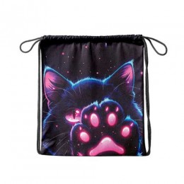 Сумка-мешок для сменной обуви КОКОС 'Cosmo Cat' 36*44см, полиэстер