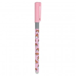 Ручка пиши-стирай гелевая 0,5мм синяя ФЕНИКС+ 'Корги'