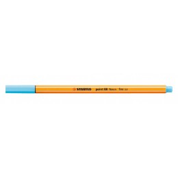 Ручка капиллярная 0,4мм неоновая голубая STABILO 'Point'