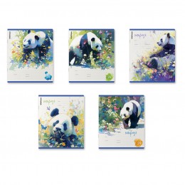 Тетрадь 24л линия 'Flower Panda' ERICH KRAUSE