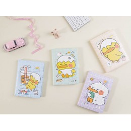 Записная книжка А5 112л 'Утенок Кря' Mikirei, магнитная застежка, ассорти