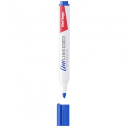 Маркер для доски синий 3мм BERLINGO 'Uniline WB300', пулевидный