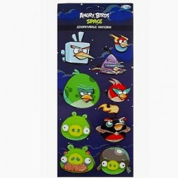 Наклейки декоратив. 3D Angry Birds Space 14*34см, объемные CENTRUM											