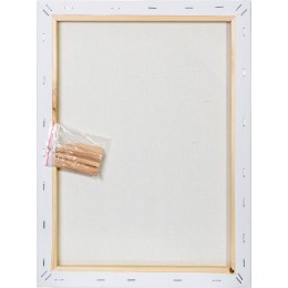 Холст на подрамнике 40*40см грунтованный 280г/м2 мелкое зерно, 100% хлопок, Малевичъ