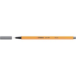 Ручка капиллярная 0,4мм темно-серая STABILO 'Point'