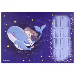 Покрытие на стол 46*33см 'Ocean dream' пластик, BRAUBERG