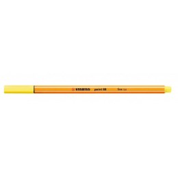 Ручка капиллярная 0,4мм лимонно-желтая STABILO 'Point'