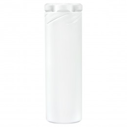 Пенал-тубус пластмассовый СТАММ 'Creative', 210*65мм, белый
