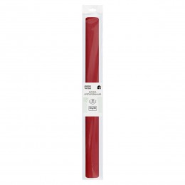 Бумага крепированная бордовая ТРИ СОВЫ 50*250см, 32г/м2