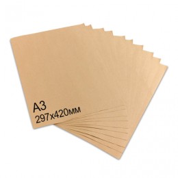 Крафт бумага А3 297*420мм 78г/м2 100л BRAUBERG