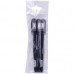 Ручка гелевая 0,5мм черная BERLINGO 'Velvet', прорезиненный корпус