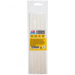 Клеевые стержни, диаметр 11 мм, длина 200 мм, белые, комплект 5 шт, ArtSpace, европодвес