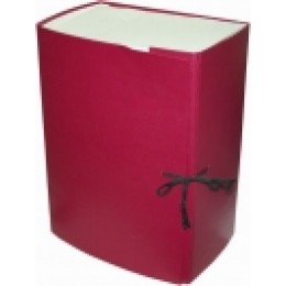 Короб архивный А4 20см бумвинил БОРДО