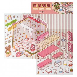 Наклейки-румбокс 'Кондитерская' для создания миниатюрных сцен, ФЕНИКС+