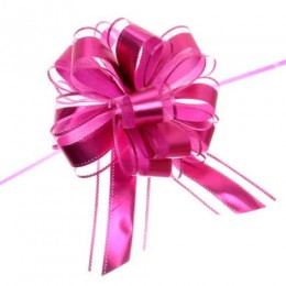 Бант-шар 'Изящный подарок' фуксия, 5см, d-15см