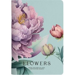 Тетрадь 40л А5 клетка 'Peony. Фиолетовый' Be Smart