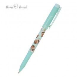 Ручка шариковая 0,7мм синяя Bruno Visconti FreshWrite 'Кофемания. Шоколадный коктейль'
