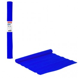 Бумага крепированная синяя BRAUBERG 50*250см, 32г/м2, растяжение до 45%