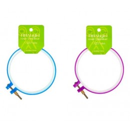 Пяльцы пластик HOBBY TIME, 12,7см, 1 шт, 2 цвета