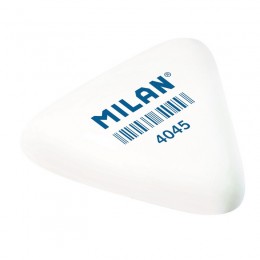 Ластик белый треугольный MILAN '4045' 39*34*9мм, синтетический каучук