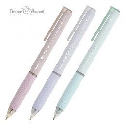 Ручка шариковая автомат. 1,0мм синяя Bruno Visconti CityClick 'Моранди'