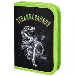 Пенал 1 отделение 21*14см 'Tyrannosaurus' BRAUBERG, полиэстер