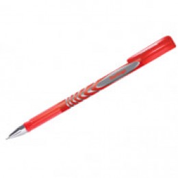 Ручка гелевая 0,5мм красная BERLINGO 'G-Line', игольчатый стержень