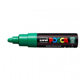 Маркер-краска зеленый 4,5-5,5мм UNI POSCA PC-7M, пулевидный наконечник