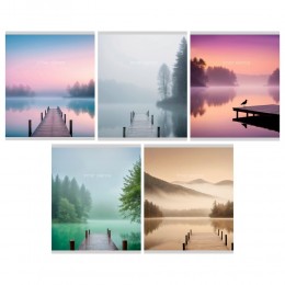 Тетрадь 48л А5 клетка 'Созерцание' ЭКСМО