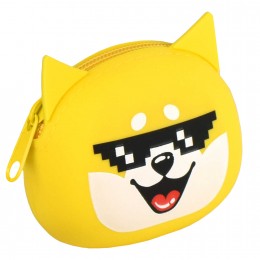 Кошелек детский 'Щенок в очках' 9*7*3,5см, силикон, молния, ФЕНИКС+ 