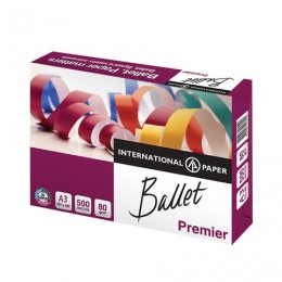 Бумага А3 80г/м2 500л BALLET PREMIER класс A, ColorLok,161%(CIE)