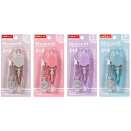 Корректор-лента 5мм*12м Weibo 'Morandi' + запаска, ассорти