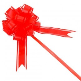 Бант-шар, красный, 30мм